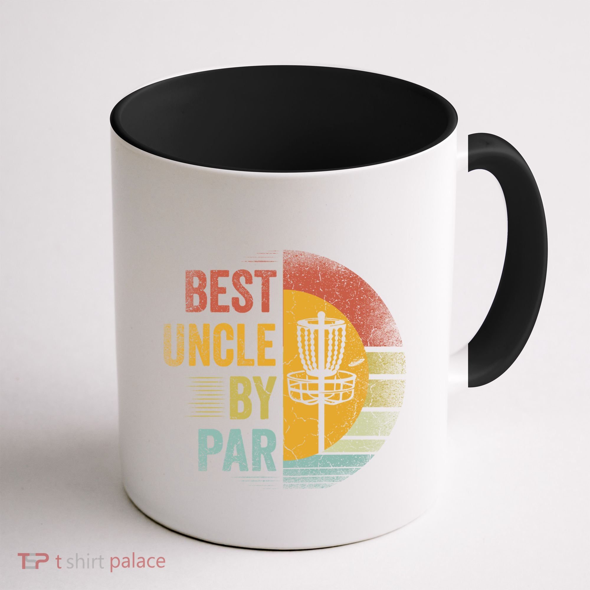 Best Uncle By Par Disc Golf Frisbee Golfer FatherS Day Cool Gift Coffee Mug