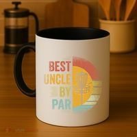 Best Uncle By Par Disc Golf Frisbee Golfer FatherS Day Cool Gift Coffee Mug thumb 4