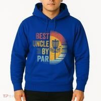 Best Uncle By Par Disc Golf Frisbee Golfer FatherS Day Cool Gift Hoodie thumb 2
