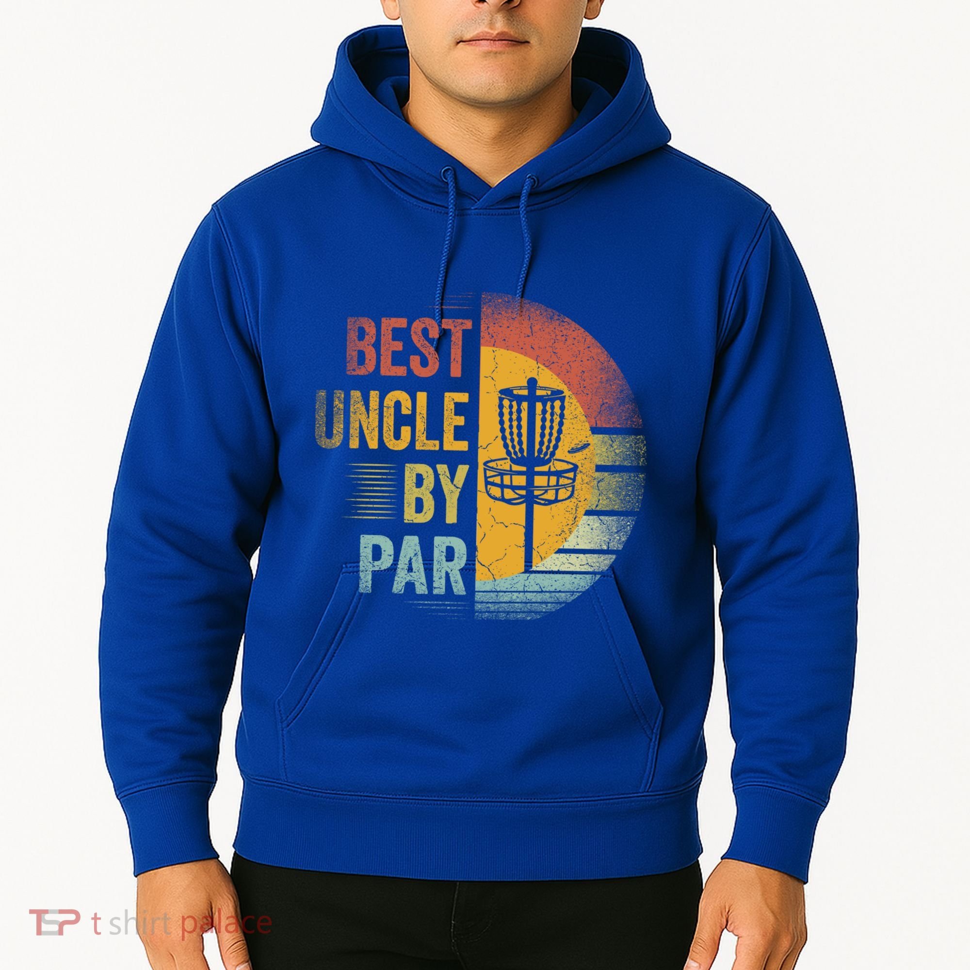 Best Uncle By Par Disc Golf Frisbee Golfer FatherS Day Cool Gift Hoodie