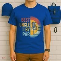 Best Uncle By Par Disc Golf Frisbee Golfer FatherS Day Cool Gift T-Shirt thumb 6