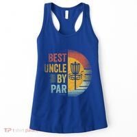 Best Uncle By Par Disc Golf Frisbee Golfer FatherS Day Cool Gift Women's Tank Top thumb 0