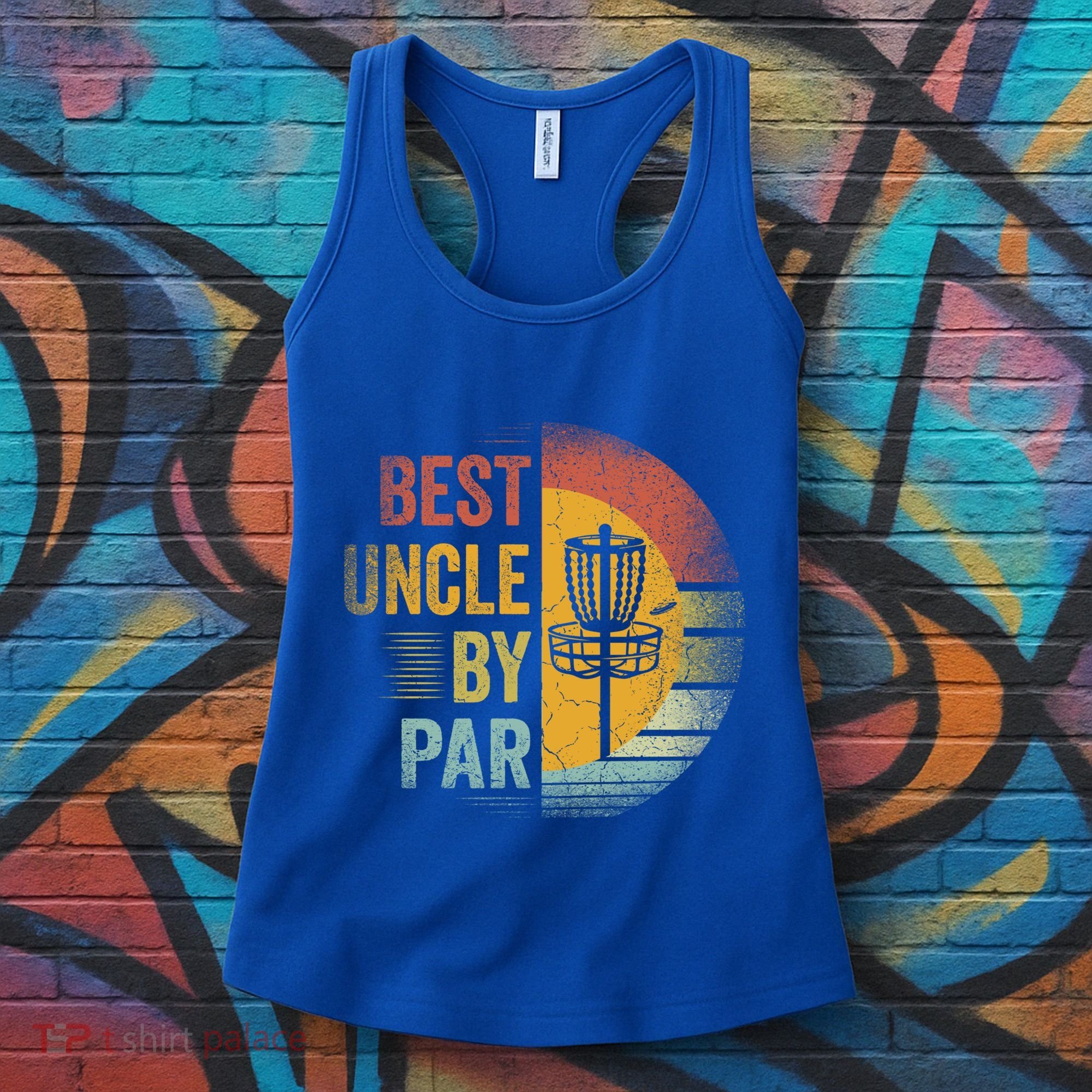 Best Uncle By Par Disc Golf Frisbee Golfer FatherS Day Cool Gift Women's Tank Top