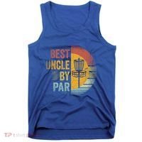 Best Uncle By Par Disc Golf Frisbee Golfer FatherS Day Cool Gift Tank Top thumb 0