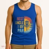 Best Uncle By Par Disc Golf Frisbee Golfer FatherS Day Cool Gift Tank Top thumb 3