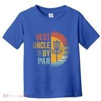 Best Uncle By Par Disc Golf Frisbee Golfer FatherS Day Cool Gift Toddler T-Shirt thumb 0