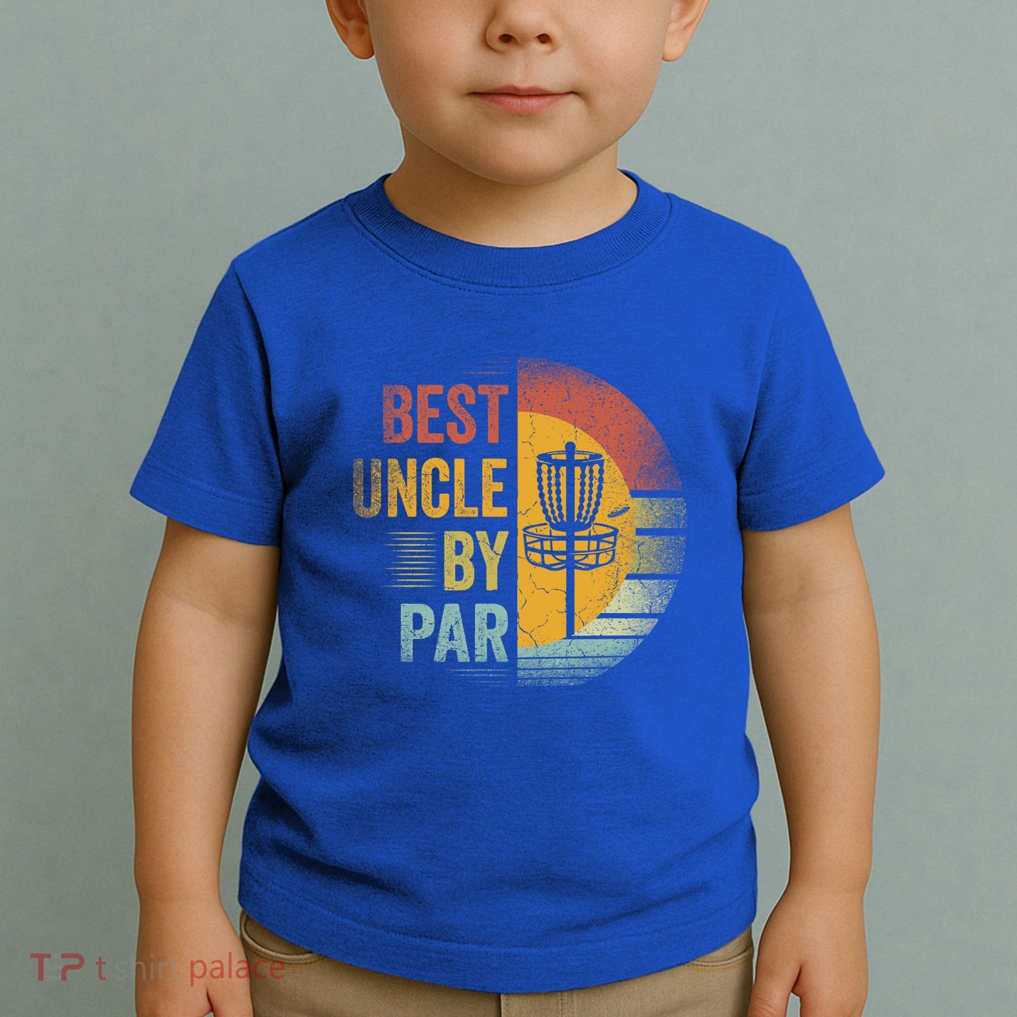 Best Uncle By Par Disc Golf Frisbee Golfer FatherS Day Cool Gift Toddler T-Shirt