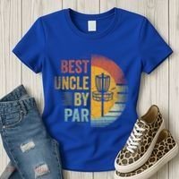 Best Uncle By Par Disc Golf Frisbee Golfer FatherS Day Cool Gift Women's T-Shirt thumb 3
