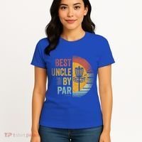Best Uncle By Par Disc Golf Frisbee Golfer FatherS Day Cool Gift Women's T-Shirt thumb 4