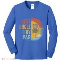 Best Uncle By Par Disc Golf Frisbee Golfer FatherS Day Cool Gift Kids Long Sleeve Shirt thumb 0