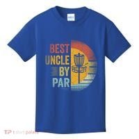 Best Uncle By Par Disc Golf Frisbee Golfer FatherS Day Cool Gift Kids T-Shirt thumb 0