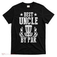 Best Uncle By Par Fathers Day Frisbee Disc Golf T-Shirt thumb 0