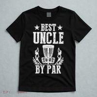Best Uncle By Par Fathers Day Frisbee Disc Golf T-Shirt thumb 5