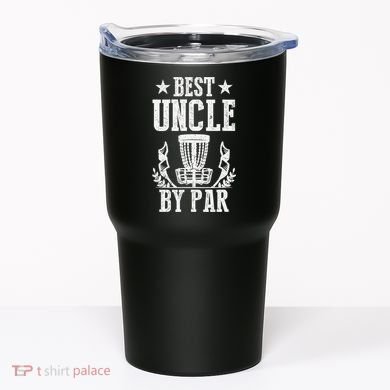 Best Uncle By Par Fathers Day Frisbee Disc Golf Tumbler