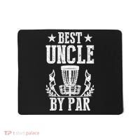 Best Uncle By Par Fathers Day Frisbee Disc Golf Mousepad thumb 0