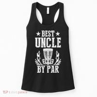 Best Uncle By Par Fathers Day Frisbee Disc Golf Women's Tank Top thumb 0