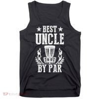 Best Uncle By Par Fathers Day Frisbee Disc Golf Tank Top thumb 0