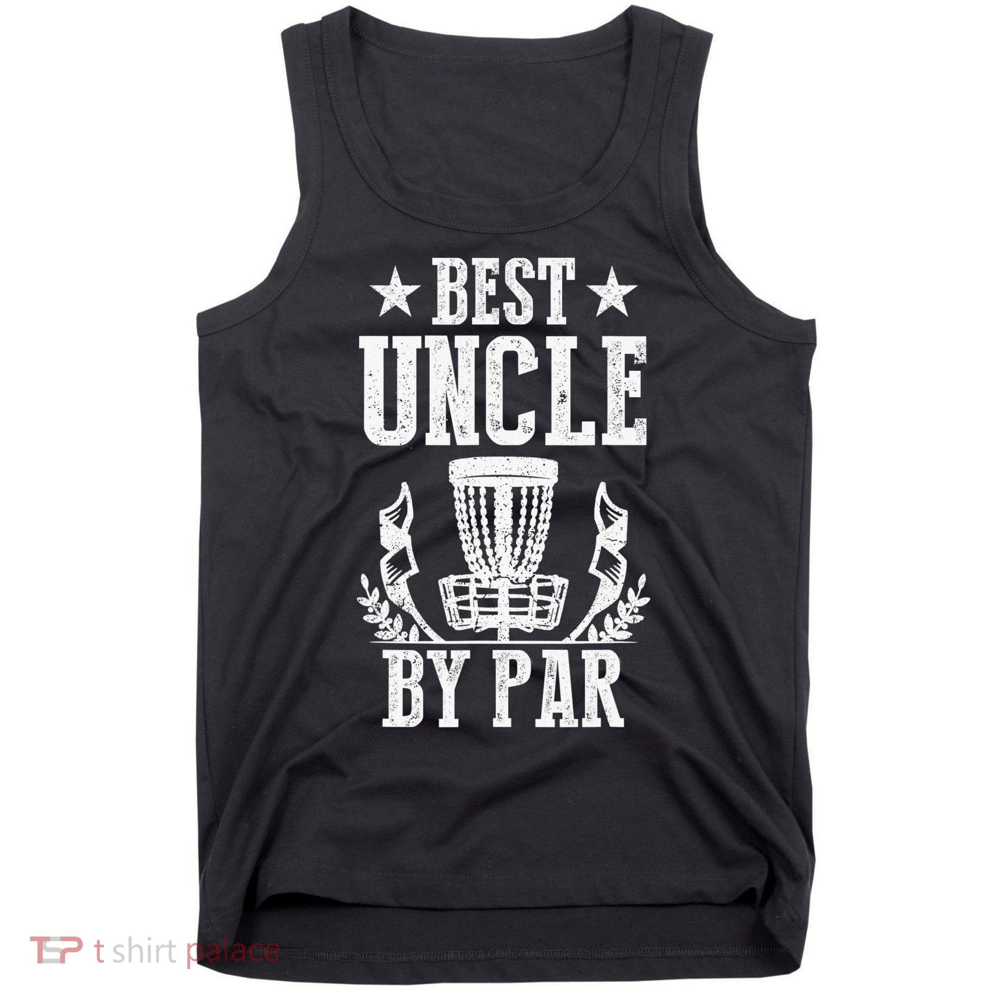 Best Uncle By Par Fathers Day Frisbee Disc Golf Tank Top