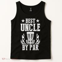 Best Uncle By Par Fathers Day Frisbee Disc Golf Tank Top thumb 2