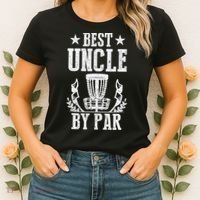Best Uncle By Par Fathers Day Frisbee Disc Golf Women's T-Shirt thumb 2