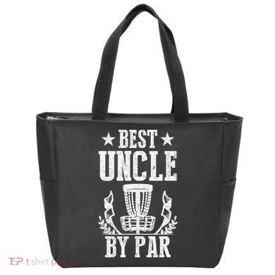 Best Uncle By Par Fathers Day Frisbee Disc Golf Tote Bag