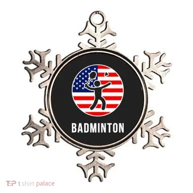 Badminton Usa Ornament