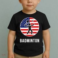 Badminton Usa Toddler T-Shirt thumb 2