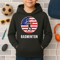 Badminton Usa Kids Hoodie thumb 2