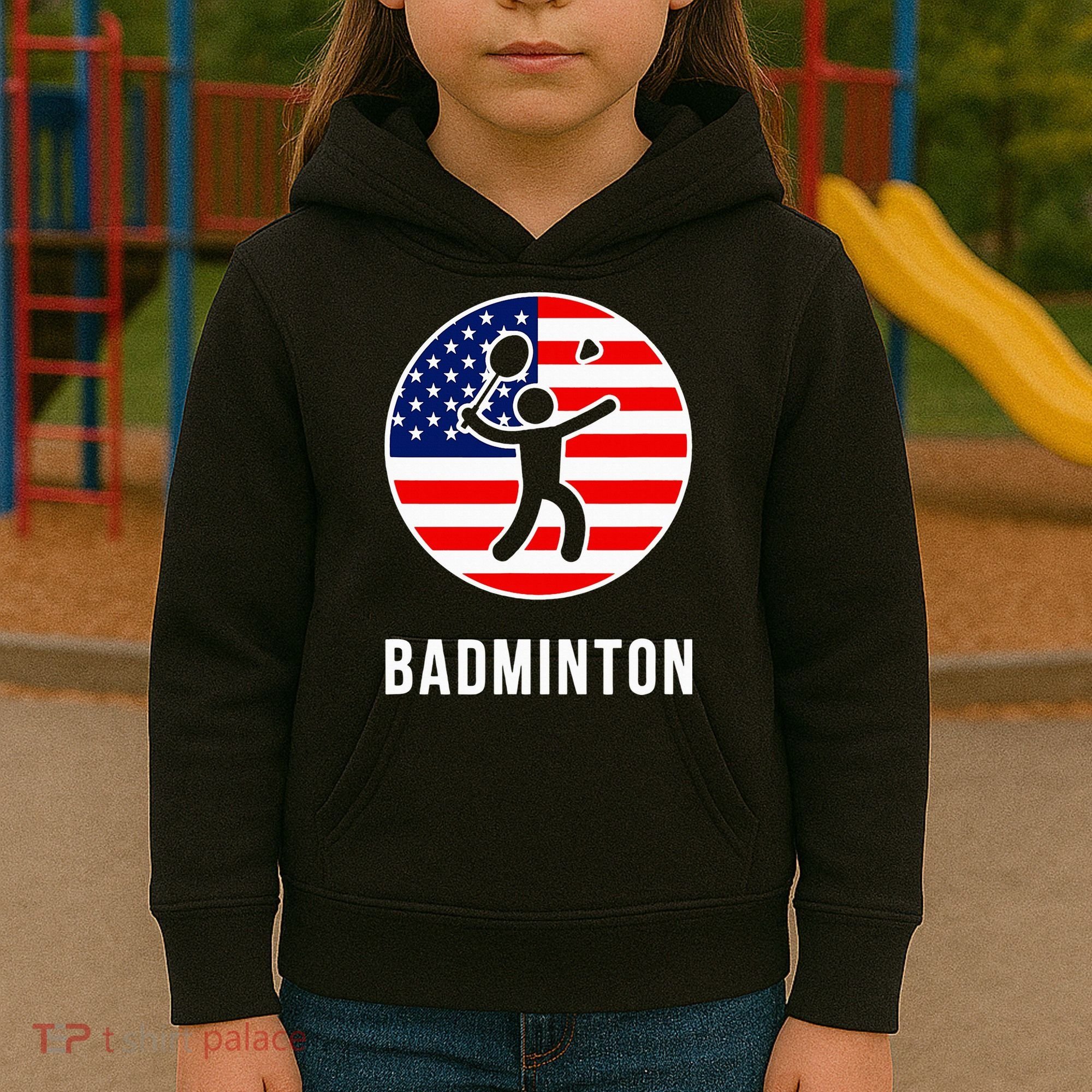 Badminton Usa Kids Hoodie