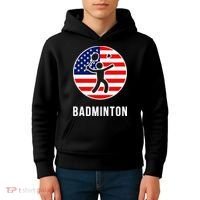 Badminton Usa Kids Hoodie thumb 4