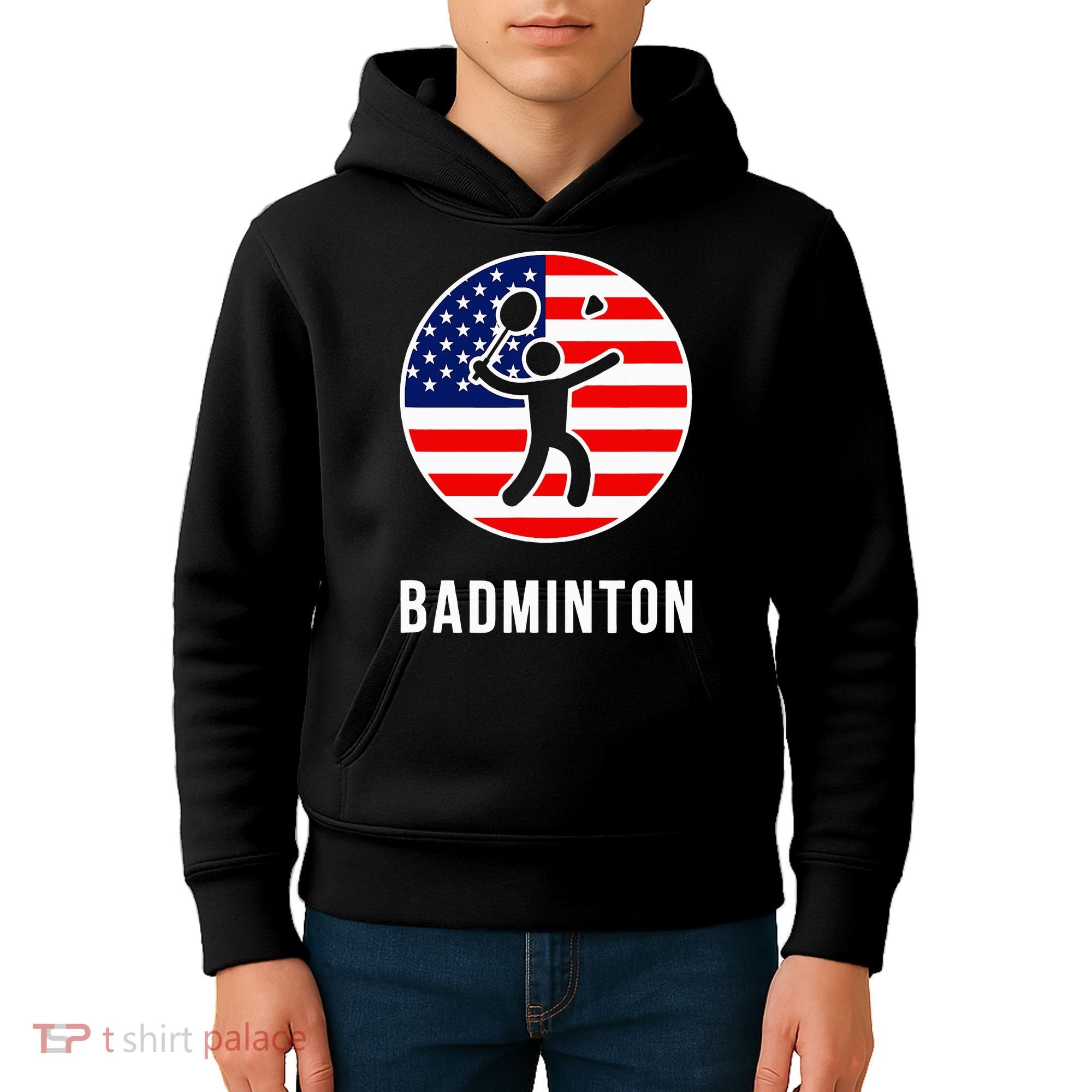 Badminton Usa Kids Hoodie