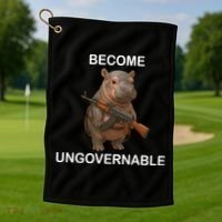 Become Ungovernable Golf Towel thumb 1