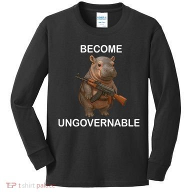 Become Ungovernable Kids Long Sleeve Shirt