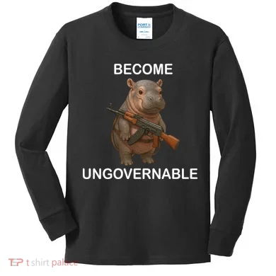 Become Ungovernable Kids Long Sleeve Shirt