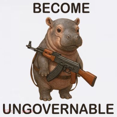 Become Ungovernable Garment-Dyed Sweatshirt