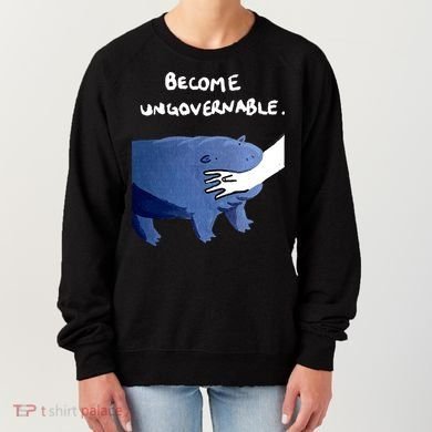 Become Ungovernable Baby Hippo Moo Deng Women's Sweatshirt