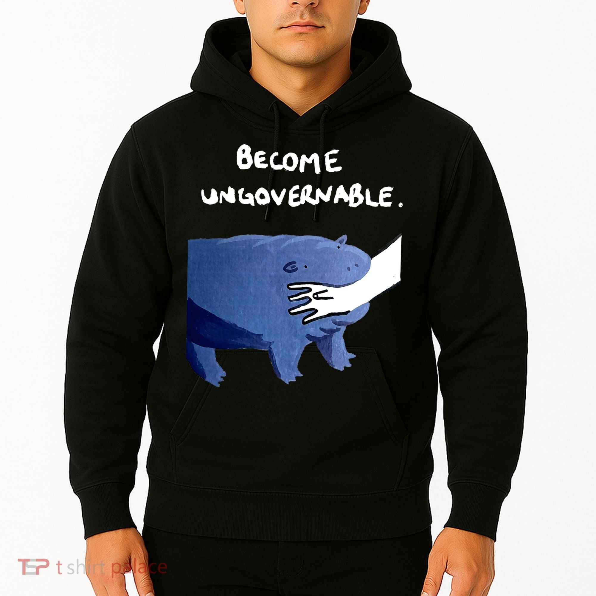 Become Ungovernable Baby Hippo Moo Deng Hoodie