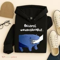 Become Ungovernable Baby Hippo Moo Deng Hoodie thumb 4