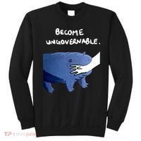 Become Ungovernable Baby Hippo Moo Deng Sweatshirt thumb 0