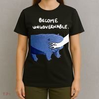 Become Ungovernable Baby Hippo Moo Deng T-Shirt thumb 4