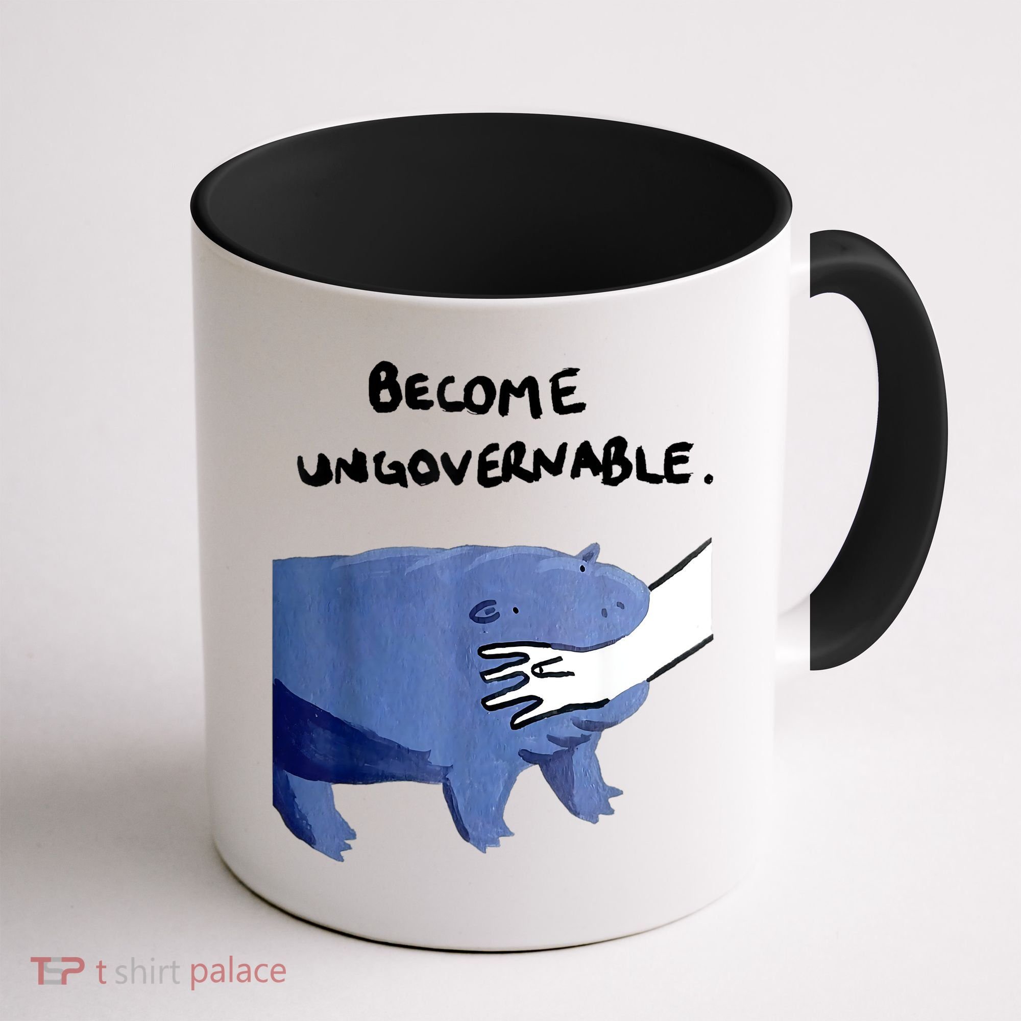 Become Ungovernable Baby Hippo Moo Deng Coffee Mug