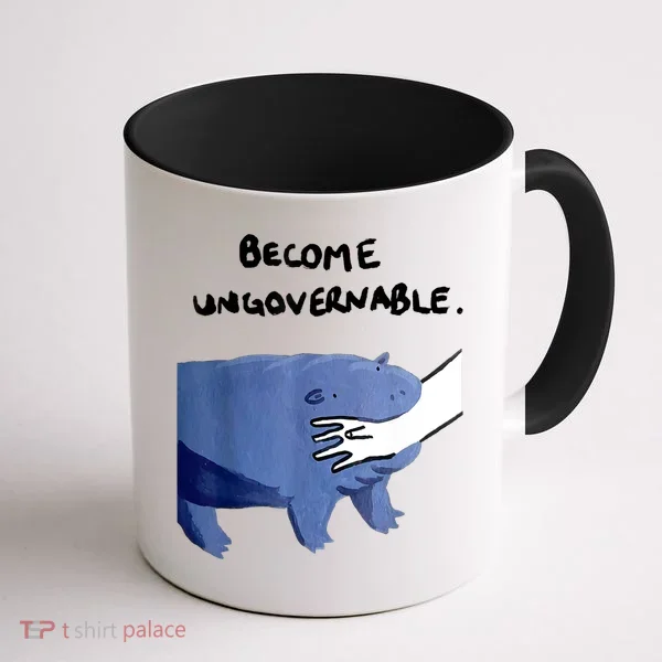 Become Ungovernable Baby Hippo Moo Deng Coffee Mug