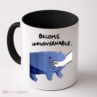 Become Ungovernable Baby Hippo Moo Deng Coffee Mug thumb 0