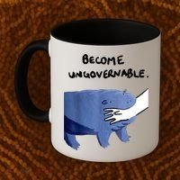 Become Ungovernable Baby Hippo Moo Deng Coffee Mug thumb 2