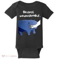 Become Ungovernable Baby Hippo Moo Deng Baby Bodysuit thumb 0