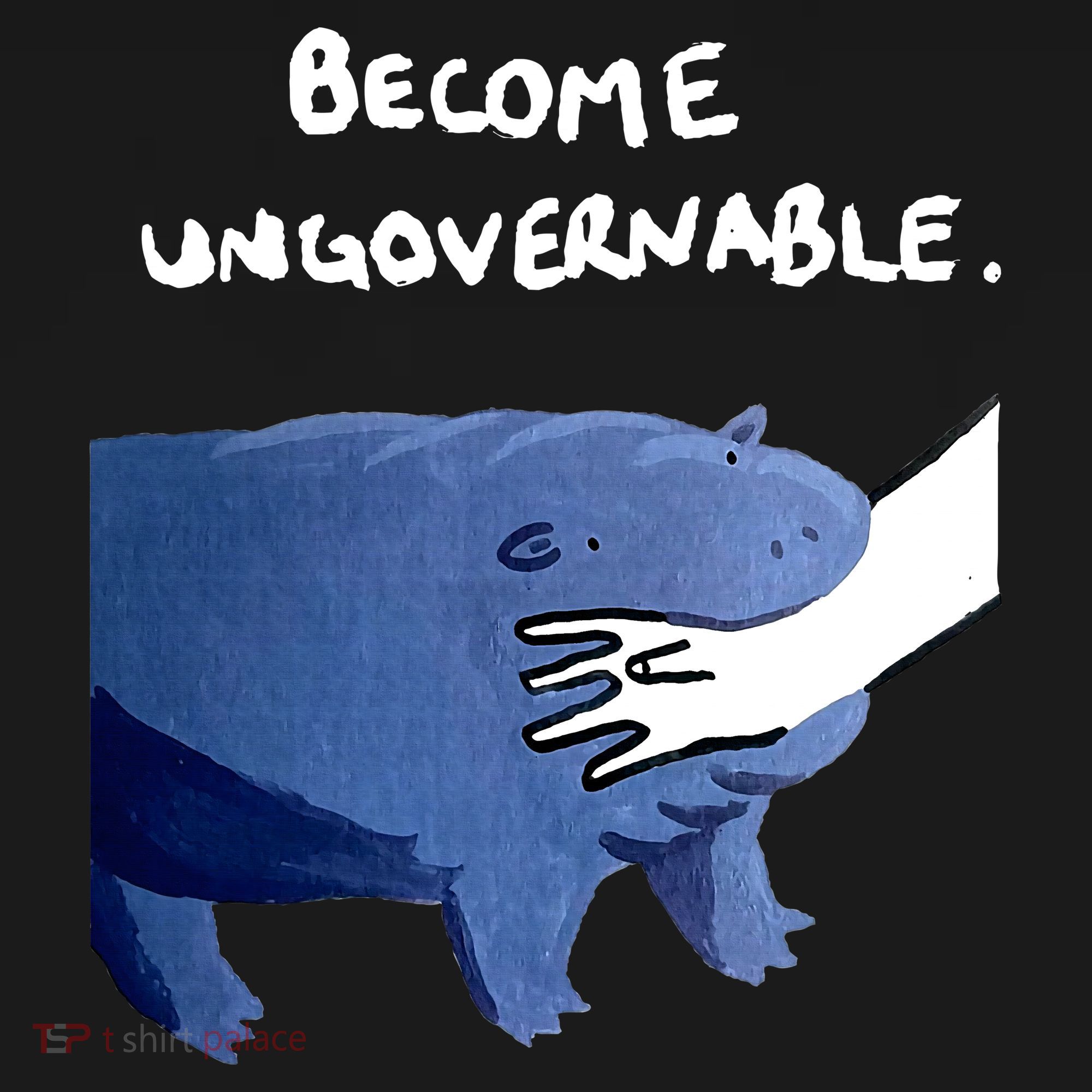Become Ungovernable Baby Hippo Moo Deng Toddler Hoodie