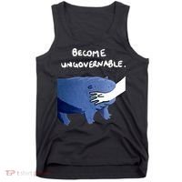 Become Ungovernable Baby Hippo Moo Deng Tank Top thumb 0