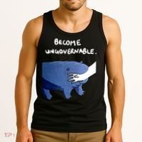 Become Ungovernable Baby Hippo Moo Deng Tank Top thumb 3