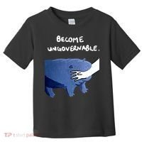 Become Ungovernable Baby Hippo Moo Deng Toddler T-Shirt thumb 0