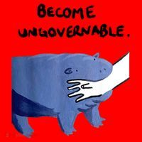 Become Ungovernable Baby Hippo Moo Deng Santa Hat thumb 1
